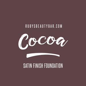 Cocoa Satin Foundation - rubybeautycle