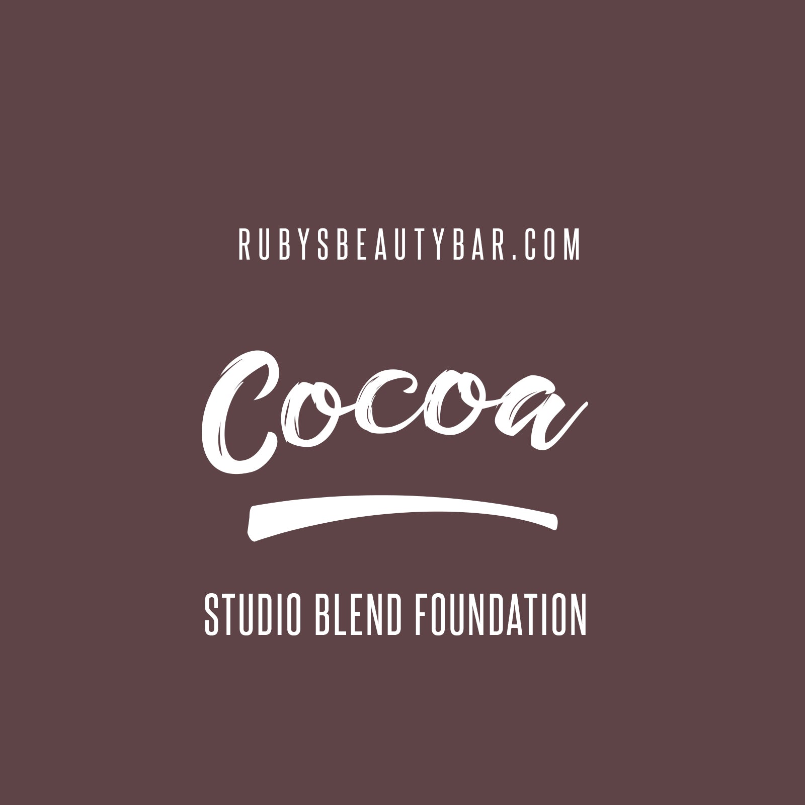 Cocoa Studio Blend Foundation - rubybeautycle
