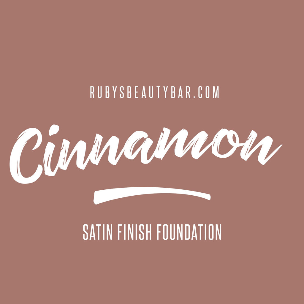Cinnamon Satin Foundation - rubybeautycle